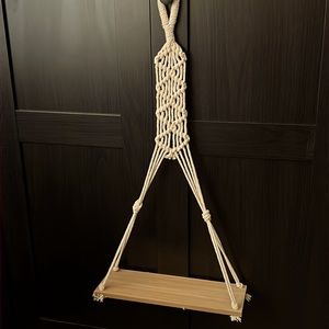Boho hanging shelf
